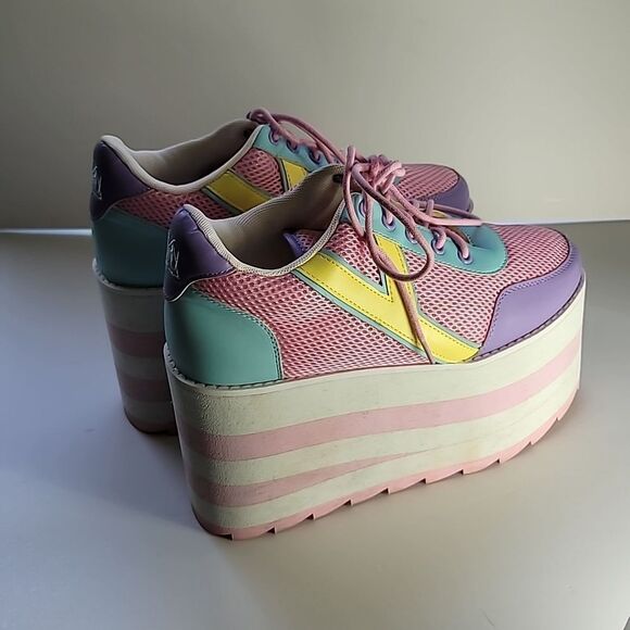 XTRA by YRU Karazii Platform Sneakers - Pastel Size 9 - Picture 8 of 11
